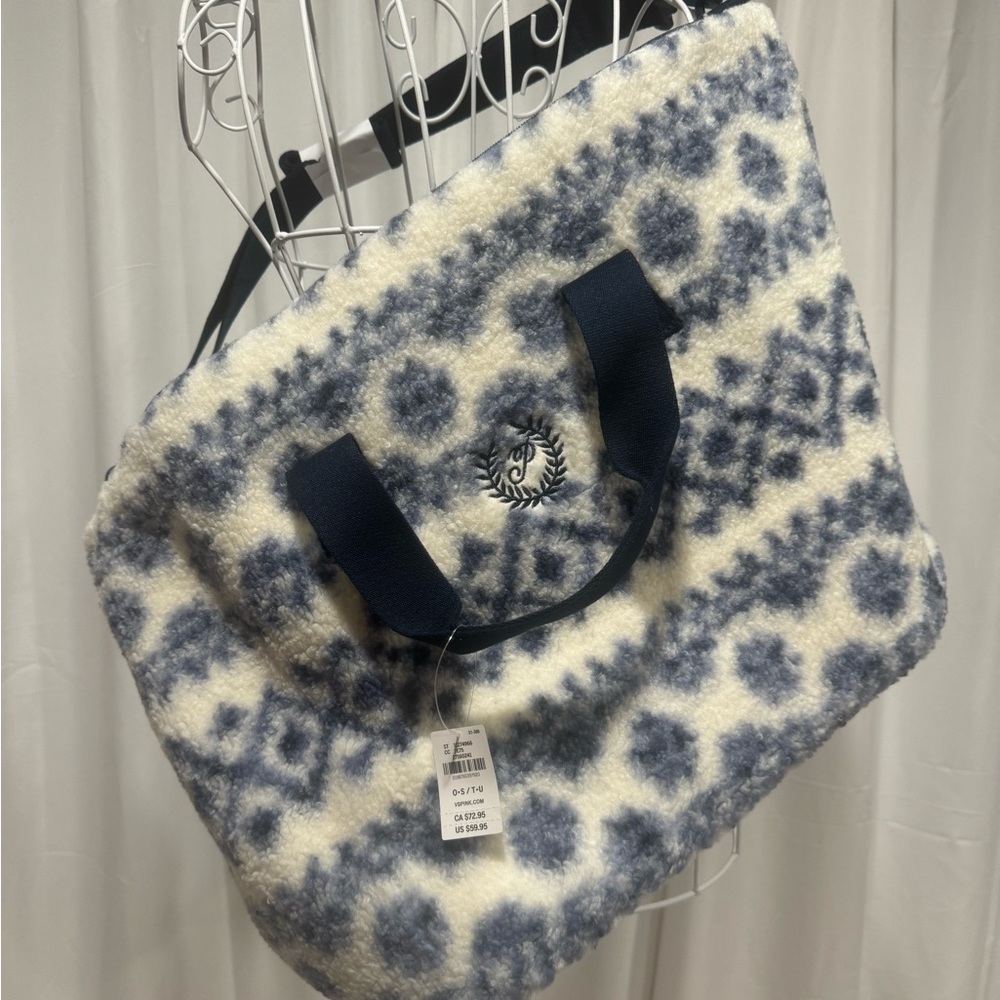 PINK Victoria’s Secret Fair Isle Crossbody Tote